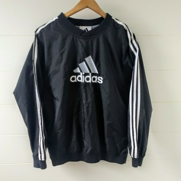 adidas Sweaters - Vintage Adidas Pullover Lined Jacket Classic